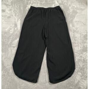 Marine Layer Pant Large Black Allison Wide Lightweight Flowy Classic Casual